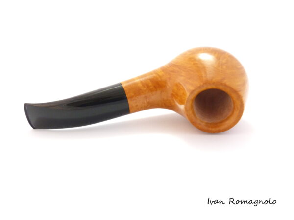 Pipa "Bent billiard" in legno di radica n.28-21 (Non disponibile) - immagine 3