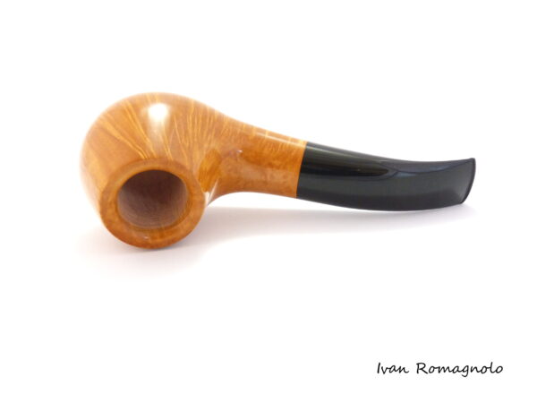 Pipa "Bent billiard" in legno di radica n.28-21 (Non disponibile) - immagine 4