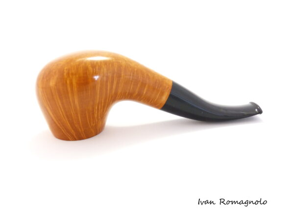 Pipa "Bent billiard" in legno di radica n.28-21 (Non disponibile) - immagine 5