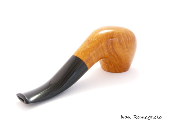 Pipa "Bent billiard" in legno di radica n.28-21 (Non disponibile) - immagine 7