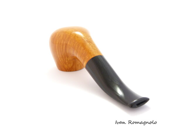 Pipa "Bent billiard" in legno di radica n.28-21 (Non disponibile) - immagine 8