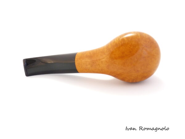 Pipa "Bent billiard" in legno di radica n.28-21 (Non disponibile) - immagine 10