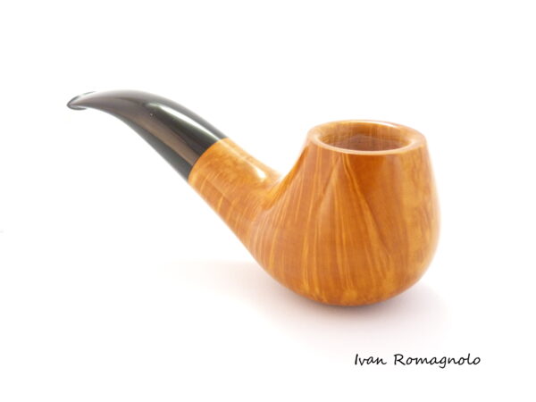 Pipa "Bent billiard" in legno di radica n.28-21 (Non disponibile) - immagine 14