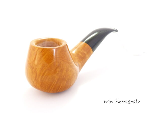 Pipa "Bent billiard" in legno di radica n.28-21 (Non disponibile) - immagine 15