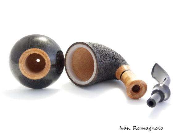 Pipa "Calabash" in legno di radica n.34-21 (Non disponibile) - immagine 14