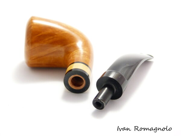 Pipa "Bent Dublin" in legno di radica n.36-21 (Non disponibile) - immagine 13