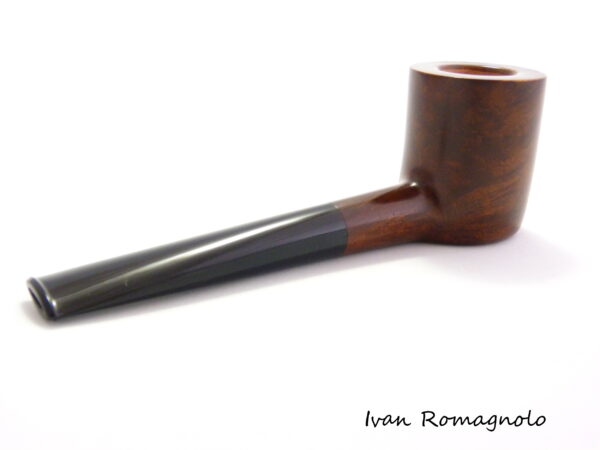 Pipa "Pot" in legno di radica, liscia scura (Non disponibile) - immagine 3