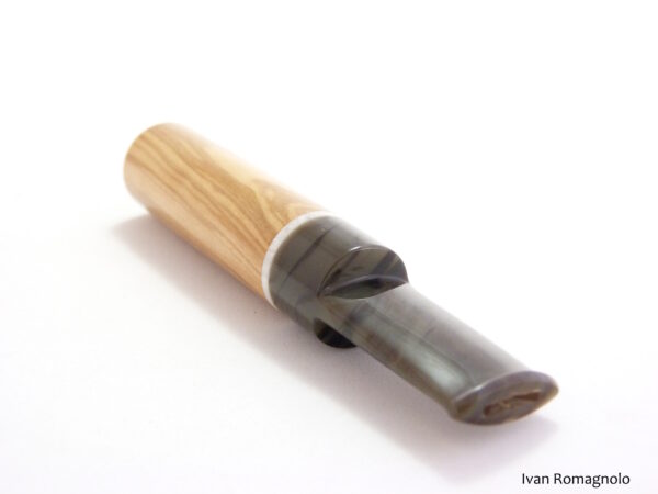 Fuma Toscani - Bocchino in Metacrilato e Ulivo con Filtro 9mm - immagine 5