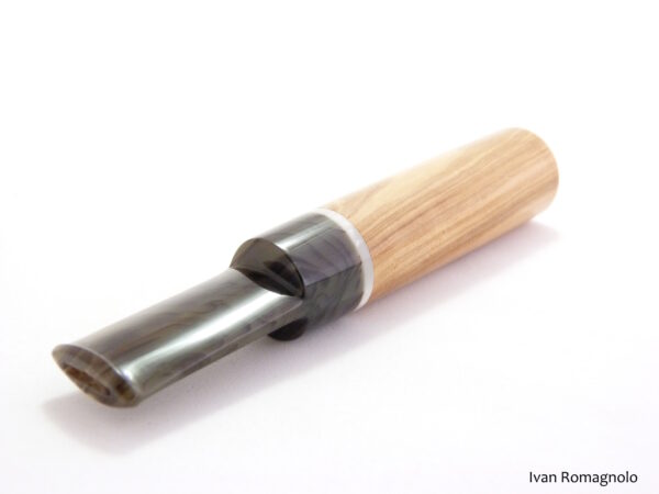 Fuma Toscani - Bocchino in Metacrilato e Ulivo con Filtro 9mm - immagine 6