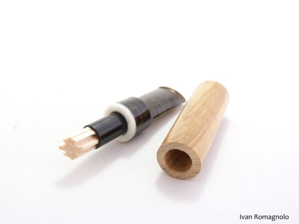 Fuma Toscani - Bocchino in Metacrilato e Ulivo con Filtro 9mm - immagine 7
