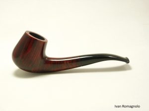 Pipa "Bent billiard" n.10-26 in legno di radica (Disponibile)